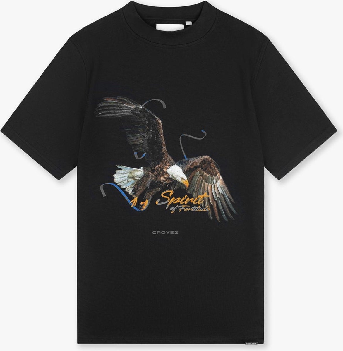 Croyez Spirit Of Fortitude T-shirt | Regular Fit | Zwart | Heren
