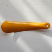 Schoen lepel, metaal, 16.5cm - gelakt Oranje - schoentrekker