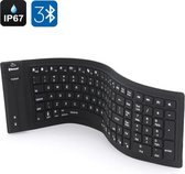 Oprolbaar qwerty klavier toetsenboerd - bluetooth - waterdicht (IP-67)