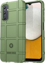 iMoshion Hoesje Geschikt voor Samsung Galaxy A05s Hoesje Siliconen - iMoshion Rugged Shield Backcover - Donkergroen