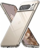 Geschikt voor Ringke Fusion Google Pixel 8 Pro Hoesje Back Cover Transparant