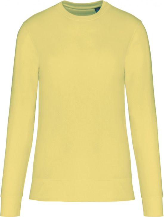 Sweatshirt Unisex L Kariban Ronde hals Lange mouw Lemon Yellow 85% Katoen, 15% Polyester