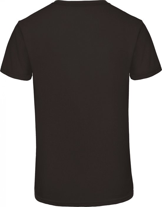 T-shirt col V B&C TriBlend CGTM057 - Noir - S