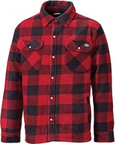 Overhemd Heren 3XL Dickies Lange mouw Red / Black 100% Polyester