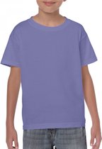 T-shirt Kind 3/4 years (XS) Gildan Ronde hals Korte mouw Violet (x72) 100% Katoen