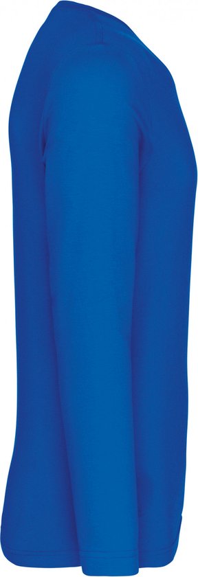 T-shirt Blauw cobalt manches longues et col V marque Kariban taille XL