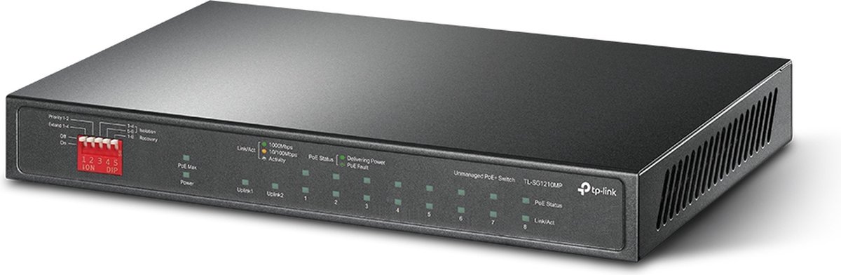 TP-Link TL-SG1210MP - Netwerk Switch - Unmanaged - PoE+