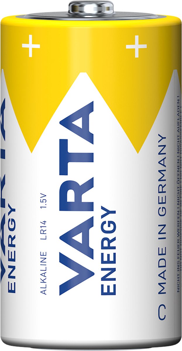 Varta Batterijen Energy - Alkaline - LR14/C/Baby - 1.5 Volt - 2 Stuks
