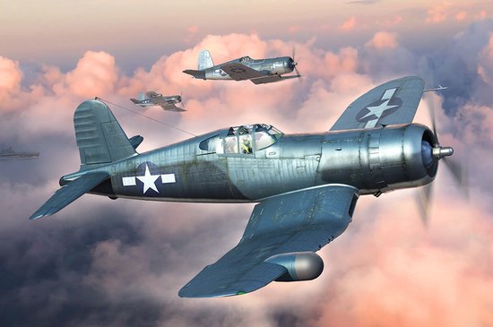 1:48 HobbyBoss 81788 Vought F4U-1A/2 Corsair - Kit de modèle en plastique 2 en 1
