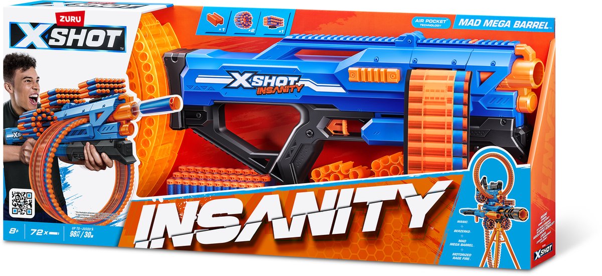 X- Shot Insanity Mad Mega Barrel