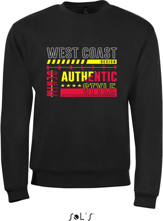 Sweatshirt 359-16 Zwart West Coast Authentic - xS