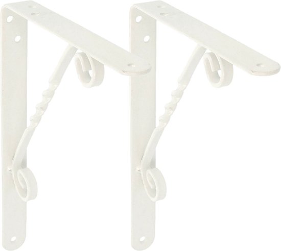 Amig - Wandplankbeugel - Stalen beugel - 600x375 mm - Zwart