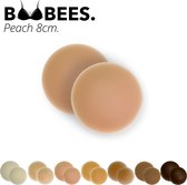 BOOBEES Silicone Nipple Covers - 8cm - Zelfklevend - Peach - Waterbestendig - Herbruikbaar - Tepelplakkers