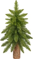 Springos Kunstkerstboom - Fish Pine Mini Op Stam - 90 cm - Zonder Verlichting