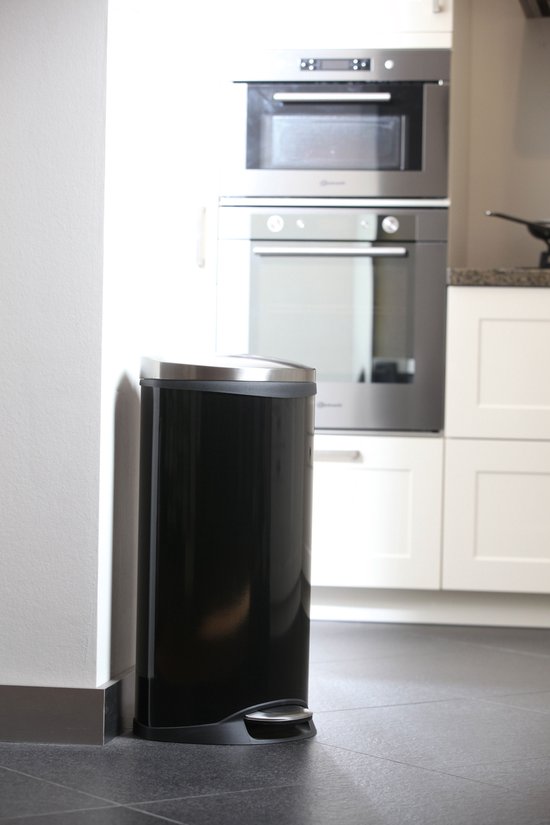 EKO Shell Bin Prullenbak - 30 litres noir