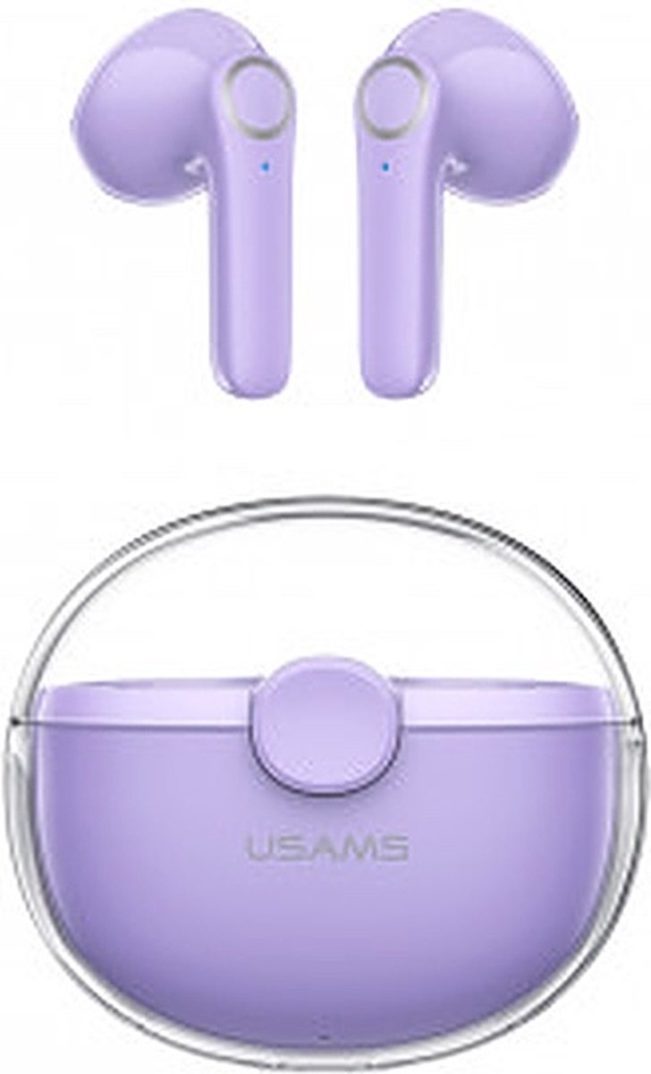 USAMS BU12 - Wireless Earbuds - Draadloze Oordopjes Met Bluetooth - BU series - Paars