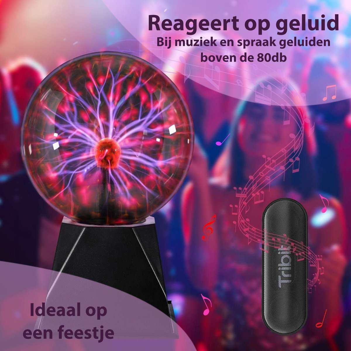 8 Inch Touch Gevoelige Nebula Bol Decoratie Lamp Night Light Magic Plasma Bal Al