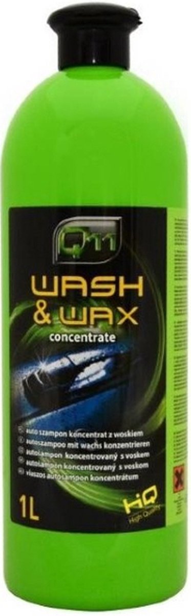Q11 WASH & WAX Concentrate Shampoo * 1Liter *