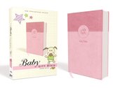 NIV, Baby Gift Bible, Holy Bible, Leathersoft, Pink, Red Letter Edition, Comfort Print