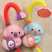 RyC Toys Jouet de bain Bébé | Douche éléphant rose/violet| speelgoed douche pulvérisateur