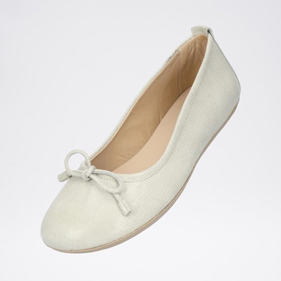 Groundies - Magnolia Women - Barefoot ballerina's - leer - beige - maat 40