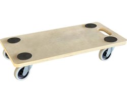 T4all Transporthulp - 200kg draagkracht - Meubelroller - Hondje / trolley - 58x30cm - met 4 zwenkwielen