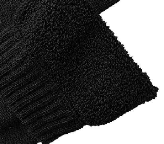 6 paar badstof THERMO sokken ( zwart ) 43-46 - samtex
