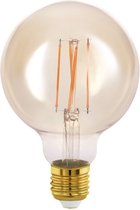 Eglo Vintage LED Kooldraadlamp – Ø 9,5 cm - E27 - Amberkleurig