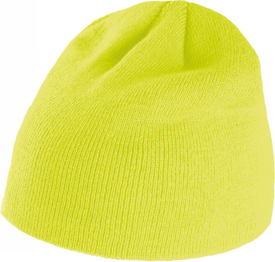 Muts Unisex One Size K-up Fluorescent Yellow 100% Acryl