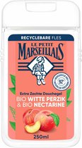 12x Le Petit Marseillais Douchegel Bio White Peach & Bio Nectarine 250 ml