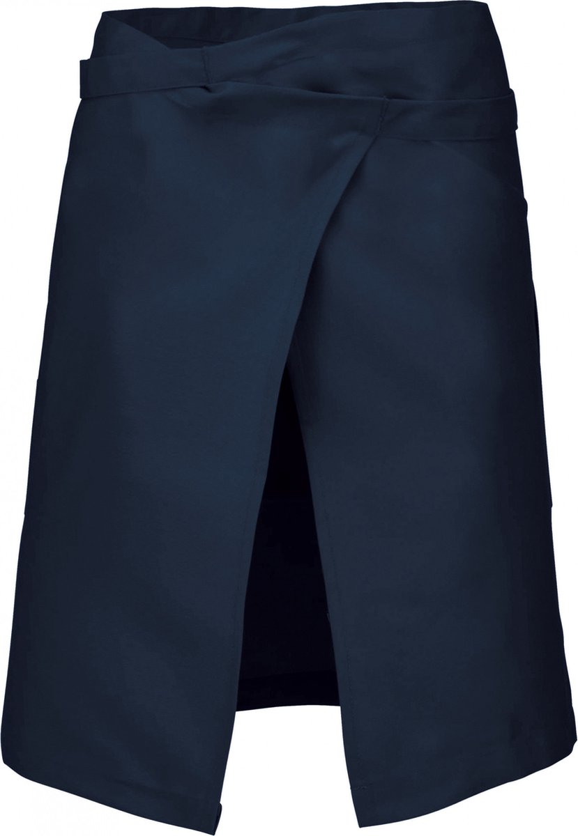 Schort/Tuniek/Werkblouse Unisex One Size Kariban Navy 65% Polyester, 35% Katoen