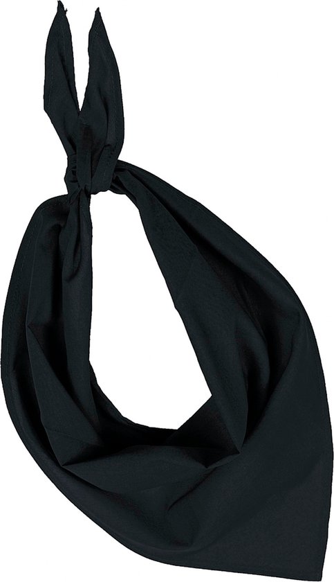 Bandana Unisex One Size K-up Black 80% Polyester, 20% Katoen