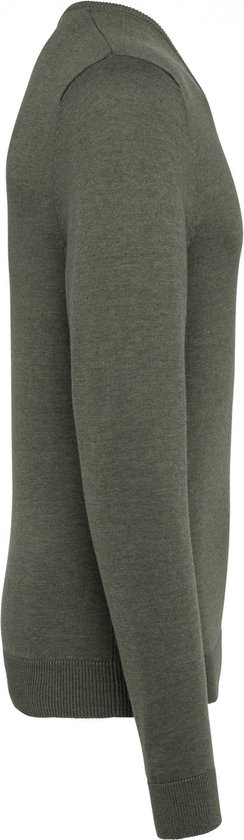 Basic trui met V-hals voor dames in Beige