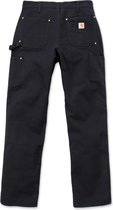 Carhartt Hose Firm Duck Double-Front Work Dungaree Black-W44-L34
