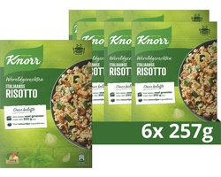 Knorr Wereldgerechten Maaltijdpakket - Italiaanse Risotto - snel, makkelijk en met lekker veel groente - 6 x 257 g