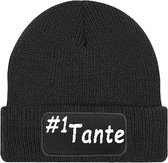 Muts - Beanie - Tante - Winter - #1 - Hoed - Zwart