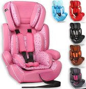 Kinderstoel Auto- Kinderzitje Auto- Zitverhoger Auto- Kinderzitje Stoelverhoger - Lichtroze/Roze