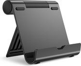 Tablet Standaard, Verstelbare Draagbaar Houder, Bureau Tablethouder Tabletstandaard Dock Holder voor iPad/iPad Pro/Air/Mini, Galaxy Tab A8/A7 Lite/A7/S8/S7, Tab/Phones(4-13"), Zwart