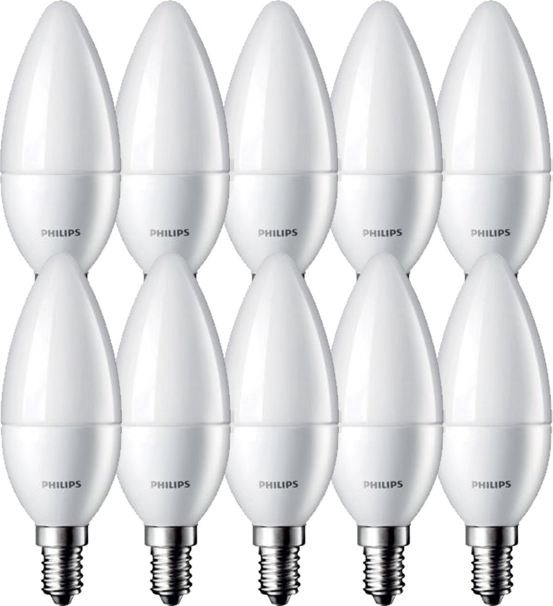 Philips CorePro LEDCandle B35 E14 5.5W 2700K 470lm 230V - Warm Wit - Per doos á 10 stuks