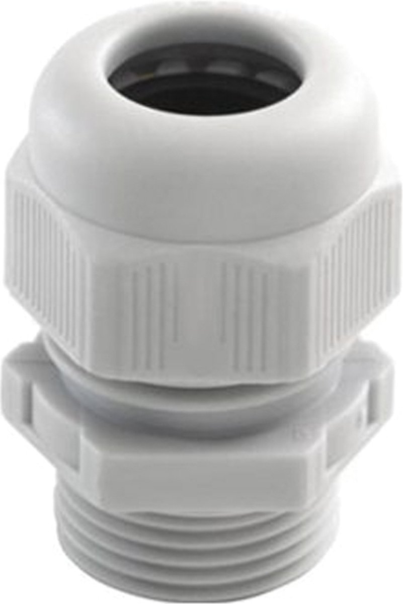 Ratio M25 Wartels met contramoer - 13 tot 18mm - Grijs - 10 stuks