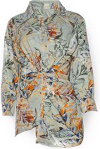 Ibramani Bryanna Dames Overhemd - Dames Blouse - Dames Top - Dames Rimpel Tuniek - Modern batik