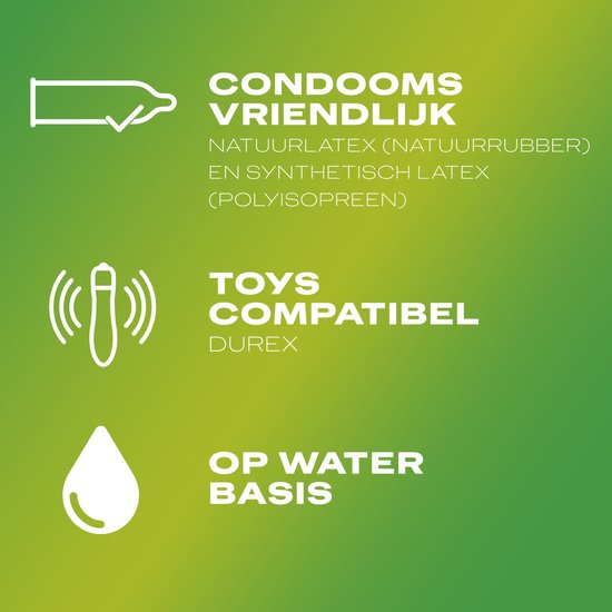 Durex Massage Olie en Glijmiddel - Aloë Vera - Waterbasis - 200 ml