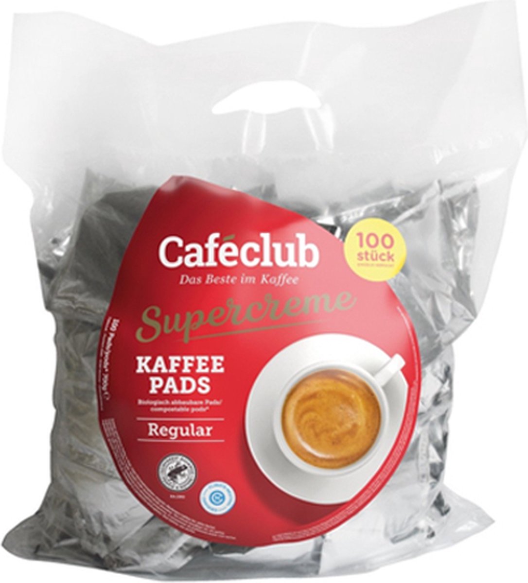 Caféclub - Supercreme Koffiepads Regular - 100 pads