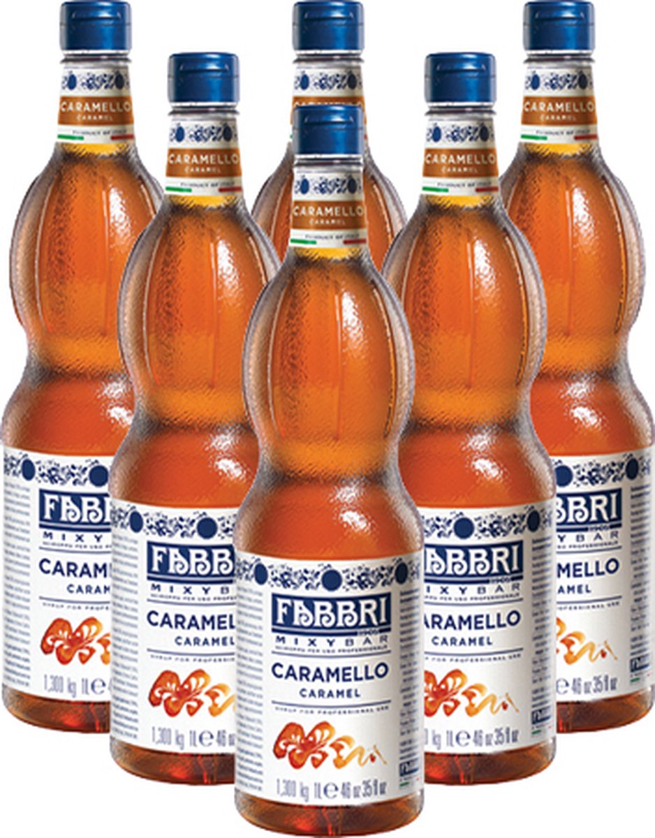 Fabbri - Mixybar Karamel Siroop - 6x 1ltr