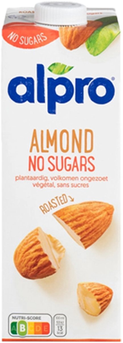 Alpro Amandeldrink - No sugars - 4x1L