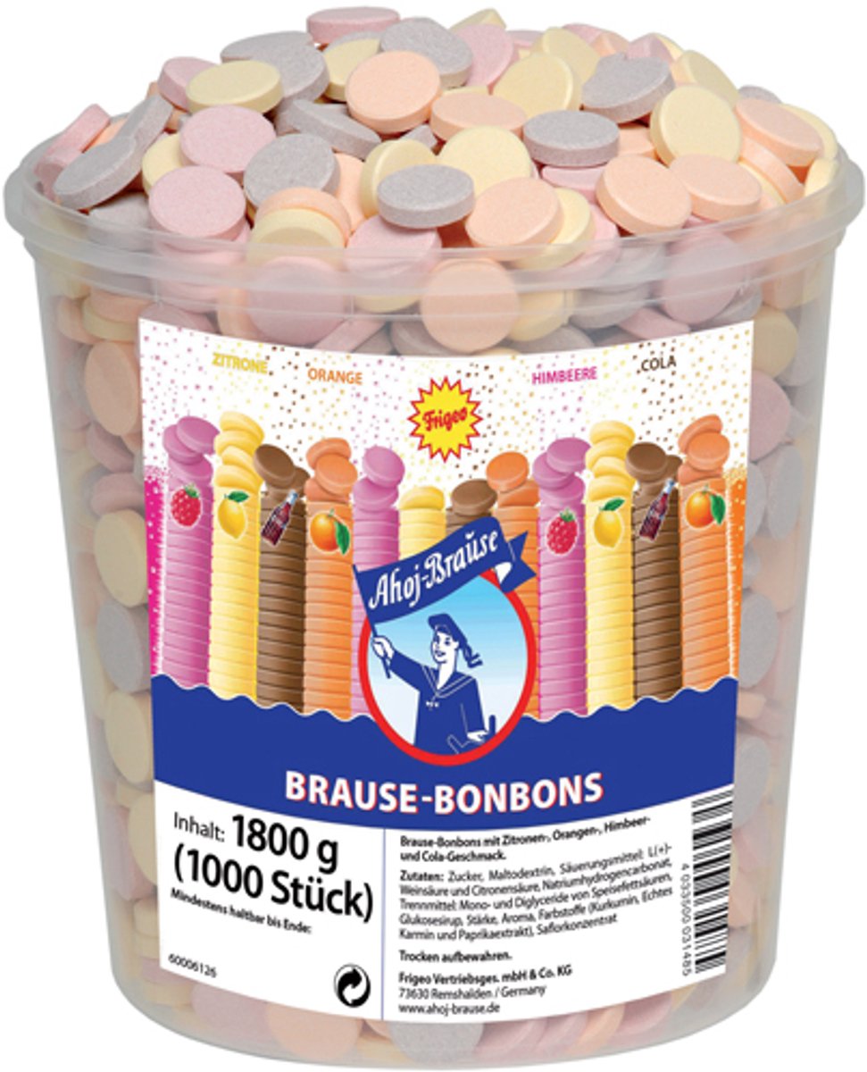 Ahoj Brause - Bruisende snoepjes - 1000 stuks