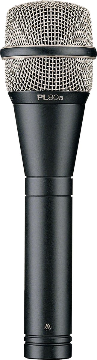 Electro Voice PL80a Vocal microfoon dynamisch, Satin zwart - Zangmicrofoon