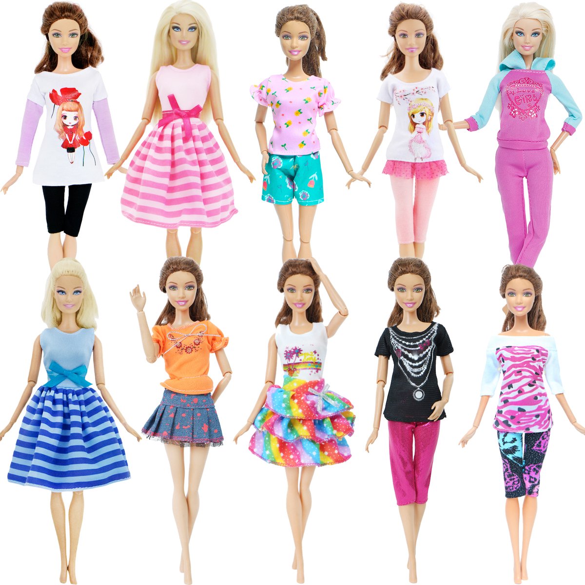 Tenue Pour Poupée Barbie - Modèle 1270 Mattel - Occasion - Accessoire De Jeu