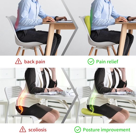 Balzitkussen – Balanskussen Met Pomp, 33 Cm, Orthopedisch, Voor Bureaustoel, Yoga, Core-training, Zwart, Geschikt Voor Actief Zitten