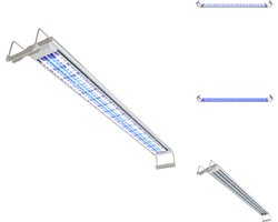 vidaXL Aquariumlamp - LED-verlichting voor vissenkommen en aquariums - 189 LED-lampjes - 120-130 cm for - Blue - White - 32W - Aquariumverlichting